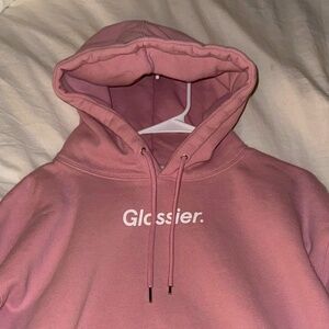 Glossier Pink Hoodie